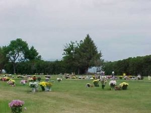 Entrance to the West Warren Cemetery